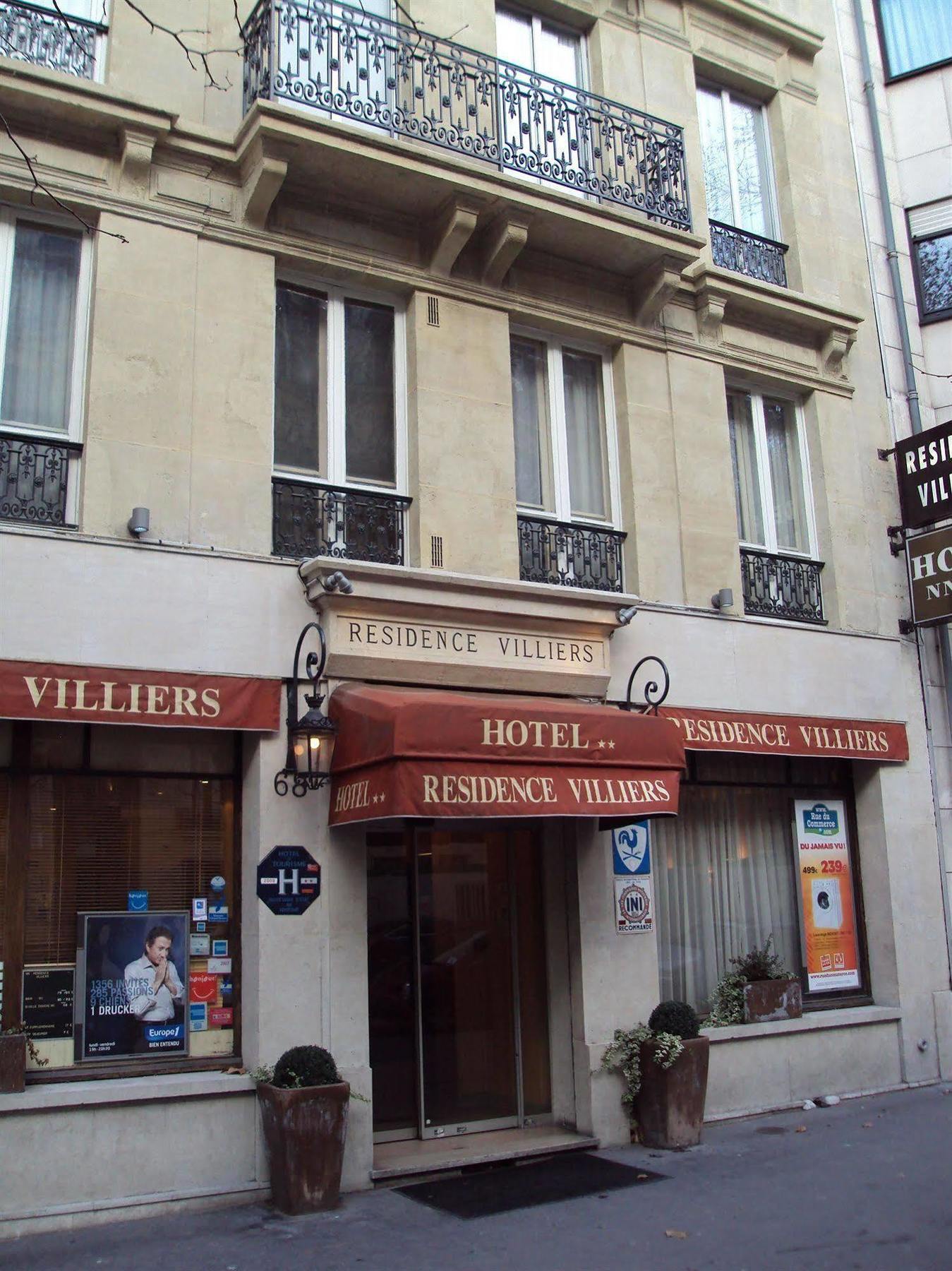 Residence Villiers Paris Exterior photo